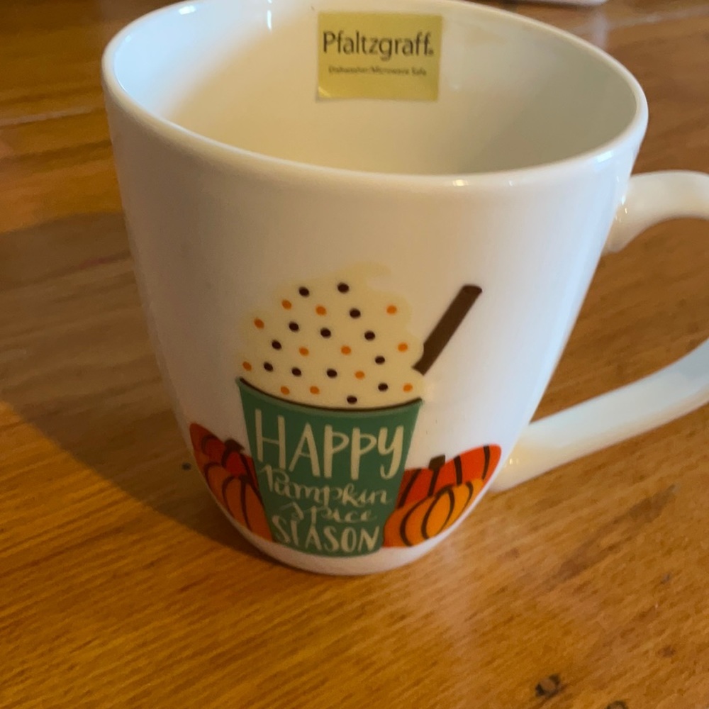 Pfaltzgraff happy pumpkin spice season mug